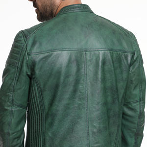 Nouveauté : Veste en cuir pour homme disponible en différentes couleurs au meilleur prix, idéale pour une utilisation en extérieur. - Product Image 3