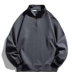 Sweat-shirt unisexe épais en coton 330 g/m², coupe oversize, col rond, personnalisable avec broderie, pour hommes - Product Image 4