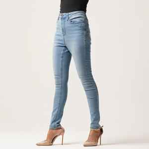 Best Price High Quality Plus Size Women's Vintage Eco-Friendly Breathable Streetwear Midweight Denim <b>Cargo</b> Pants Elastic Waist - Product Image 1