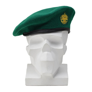 Factory Make French <b>Beret</b> Custom Embroidered 100% Wool Tactical Tam Hat High Quality Stylish Design Security Women Winter - Product Image 1