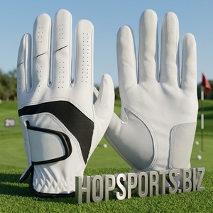 Guantes de Golf de Cuero Blanco Premium, Ergonómicos, Transpirables, para Hombre y Mujer, con Alto Agarre, Perforados y Transpirables - Product Image 6