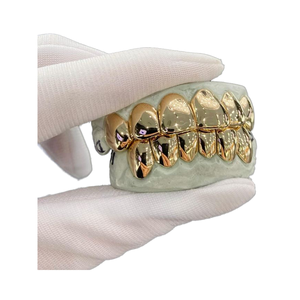 Grillz VVS Lab en Argent Sterling 925 avec Moissanite 10 x 10, 50g, pour Occasions Spéciales - Product Image 1