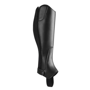 Custom Soft Leather Half Chaps Durable Cowhide Equestrian Horse <b>Riding</b> Gaiters Premium Unisex <b>Boot</b> Gaiters LHC-0064 - Product Image 4