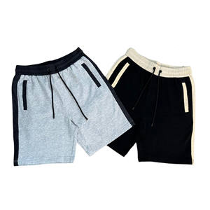 Pantalones cortos de forro polar para hombre, tela suave y transpirable, cintura elástica con cordón, bolsillo, cómodos, casuales, deportivos, para gimnasio, correr, entrenamiento. - Product Image 6