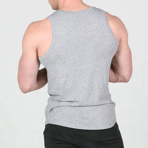 Débardeur pour homme de haute qualité, faible MOQ, meilleure vente, coupe ajustée, vêtements de fitness, débardeurs pour homme - Product Image 2