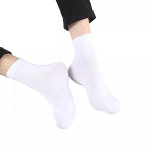 Men <b>Winter</b> Woven Spandex/Polyester Crew <b>Socks</b> Standard Thickness Quick Dry Breathable Solid Color Cute Everyday Wear - Product Image 4