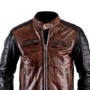High Quality <b>Men</b> <b>Leather</b> <b>Jacket</b> New Design <b>Men</b> <b>Leather</b> <b>Jacket</b> Plus Size <b>Men</b> <b>Leather</b> <b>Jacket</b> - Product Image 5