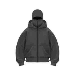 Sudadera con Capucha Ninja con Logotipo Personalizado OEM, Sudadera Deportiva Táctica Ligera, Sudadera con Capucha para Entrenamiento, 100% Algodón Felpa para Hombre y Mujer - Product Image 3