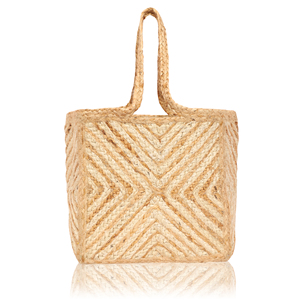 Sac fourre-tout bohème tendance 2026 TYNTRA fait main en jute écologique, mini sac messager fantaisie réutilisable et polyvalent pour les voyages - Product Image 1