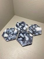 Ensemble de sous-verres en marbre en promotion pour la décoration de la maison, les tables à manger, les cafés, les restaurants, les hôtels et comme cadeau, disponible à bon prix