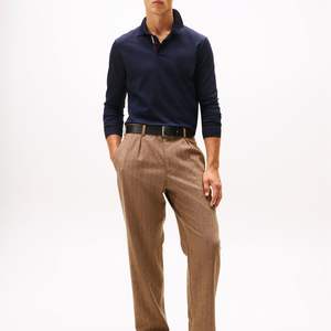 Polo en polyester personnalisé par sublimation pour hommes, séchage rapide, sport, golf, vente en gros, OEM, uni et imprimé, manches longues - Product Image 4