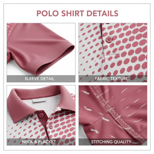 Camiseta Polo Corta de Verano para Hombre y Mujer, Estilo Urbano, con Estampado, Cuello con Cierre, Rayas, Corte Cuadrado, Talla Grande - Product Image 6