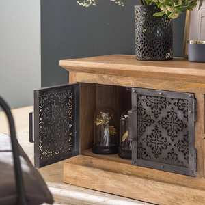 Mueble para TV Vandana Cresta Nimbus de madera de mango - Product Image 3