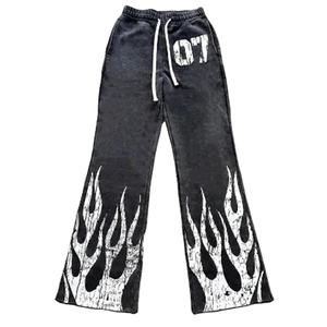 Lavado ácido totalmente personalizado de alta calidad Vantage serigrafiado fleece Jogger pantalones hombres - Product Image 1