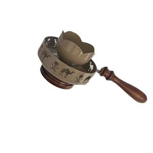 Quemador de incienso Bakhoor, quemador de incienso de madera, quemador de incienso de metal, quemador de incienso de abeto con tallado, quemador de incienso en forma de cúpula para exportación, soporte para incienso Dhoop - Product Image 4