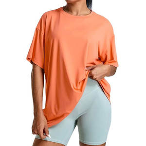 Conjunto de Verano de Dos Piezas para Mujer, Camiseta y Pantalones Cortos, Diseño Nuevo 2026, 100% Algodón, Talla Grande, Oferta - Product Image 4