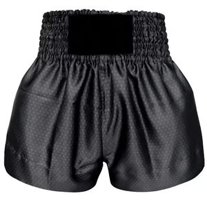 Vêtements de sport de haute qualité, shorts MMA noirs, shorts de boxe, équipement d'arts martiaux, tissu extensible, shorts MMA fabriqués en usine - Product Image 2