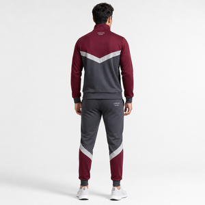 OEM Custom Tracksuit Men Two Piece Jogging Set Breathable Training Sportswear Jacket <b>Pants</b> Supplier - Product Image 2