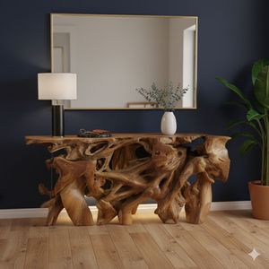 โต๊ะคอนโซลไม้สัก - Product Image 6