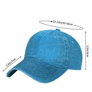 Gorra de Béisbol Deportiva de Color Sólido, Precio Económico al por Mayor, Marca Privada, Último Diseño, Talla Personalizada, Transpirable - Product Image 3