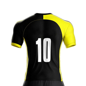 Nouveau design, maillots et shorts de football respirants à séchage rapide, sublimation, 100% polyester, tenue d'équipe personnalisée, uniforme de football - Product Image 3