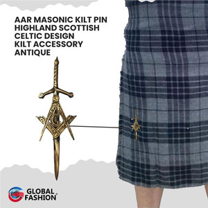 เข็มกลัดตกแต่งลายเซลติกสก็อตแลนด์ยอดนิยมประจำปี 2026 สำหรับชุดกิลท์ ดีไซน์แบบดั้งเดิม ทำจากโลหะคุณภาพสูง - Product Image 5