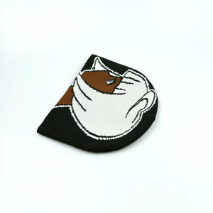 Bonnet d'hiver jacquard streetwear de haute qualité 2025 avec logo personnalisé - Product Image 3