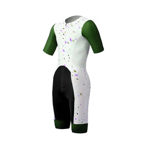 Tenue de cyclisme pour femmes à manches courtes, design personnalisé ultime, kit imprimé, 100% polyester, respirant, écologique, séchage rapide, anti-transpiration - Product Image 5