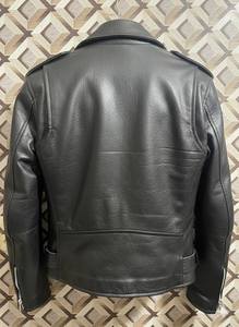 Chaqueta de Cuero Genuino Negra para Hombre, Estilo Bomber, con Cinturón, Corte Moderno, Personalizable OEM y ODM, Calidad Premium - Product Image 6