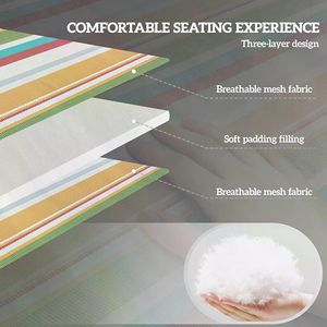 Sedia a Sdraio Pieghevole Moderna a Gravità Zero in Ferro e Metallo per Esterni, Villa, Giardino, Parco - Spedizioni Domenicali Non Disponibili - Product Image 2