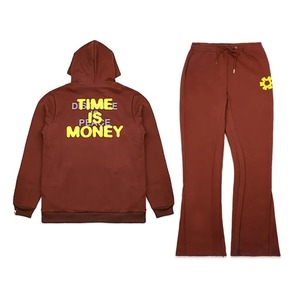 Conjunto Deportivo de Invierno Personalizado de Alta Calidad, Fabricado en Fábrica, con Serigrafía, Pantalones y Sudadera con Capucha - Product Image 4