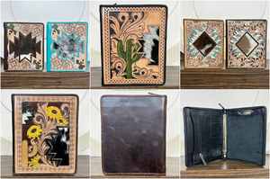 แฟ้มเอกสารหนังวัวแท้คุณภาพสูงแบบมืออาชีพ พร้อมช่องใส่บัตร สำหรับธุรกิจ ขนาด A4 - Product Image 5