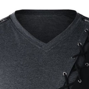 Chemise pour homme de haute qualité en coton 100%, taille personnalisée, respirante, écologique, col roulé, unie, décontractée, 220g, vente en gros - Product Image 2