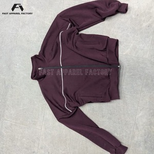 Haut de gamme de qualité supérieure, respirant, couleur marron, avec fermeture éclair, vente en gros, nouveau style, épais, séchage rapide, couleur marron, avec fermeture éclair - Product Image 5