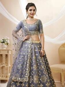 Vêtements ethniques traditionnels indiens, tenue de fête, Lehenga Choli pour femmes, séchage rapide - Product Image 5