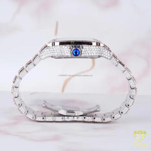 Reloj de Lujo Personalizado para Hombre con Diamantes Cultivados en Laboratorio VVS en Plata de Ley 925 por Trisha Jewels - Product Image 5