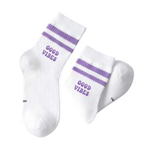 Calcetines de Algodón Acanalado Personalizados al por Mayor, Sublimados, Antideslizantes, Tejidos, para Adultos, con Logotipo en la Parte Inferior, de Secado Rápido, Transpirables y Ecológicos - Product Image 3