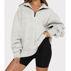 Nouveau sweat-shirt personnalisé pour femmes, à manches longues, zippé, surdimensionné, sweat-shirt pour femmes, pulls pour femmes - Product Image 4
