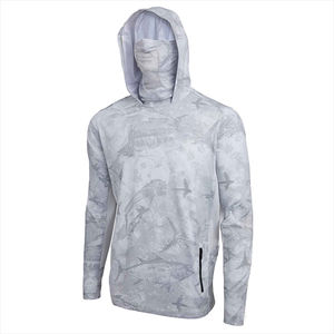 Sweat à capuche tendance pour homme, taille personnalisée, pour la pêche et la chasse en extérieur, respirant, imprimé, 100 % polyester, UPF 50, fabriqué au Pakistan - Product Image 6