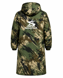 Parka de Natación Impermeable con Capucha Personalizada, Manga Larga, Secado Rápido, Transpirable, con Forro Polar y Cierre de Cremallera, Bata de Cambio con Camuflaje - Product Image 4