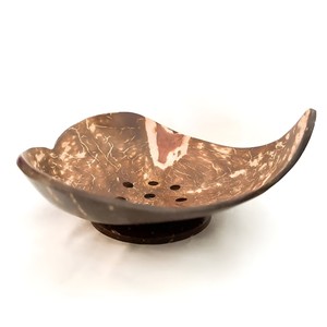 Coconut shell soap holder tray hand-crafted shampoo bar holders <b>bathroom</b> decoration <b>accessory</b> - Product Image 1