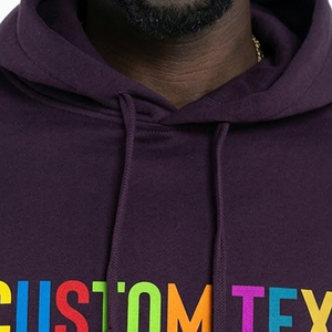 Sudadera con capucha para hombre con estampado serigráfico, último diseño, precio económico, mejor fabricante y proveedor, ropa informal de otoño, sudaderas holgadas para hombre - Product Image 5