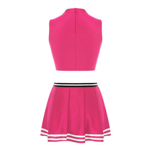Nouvelle Arrivée Prix Usine Fabriqué au Pakistan Uniforme de Cheerleading pour Femmes Réversible Dernier Style Ensembles Sans Manches Personnalisables En Promotion - Product Image 5
