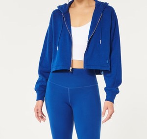 Sweat à capuche décontracté épais en coton et élasthanne de bonne qualité pour femme, avec logo personnalisé, grande taille, pour l'hiver - Product Image 2