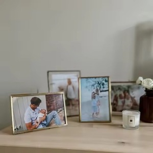 Exclusive Living Accent Metal Glass Photo <b>Frame</b> Elegant <b>Picture</b> Display Interior Decor - Product Image 6