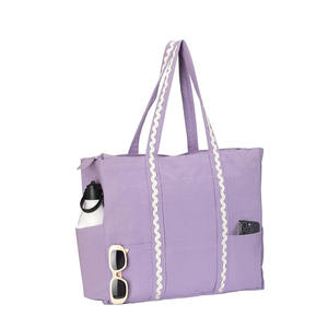 Sac fourre-tout en cuir pour femme, très tendance, en cuir véritable, sac à main de luxe avec fermeture éclair, léger et élégant pour l'extérieur - Product Image 6