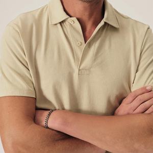 Haute demande Relax Fit élégant hommes Polo Tee col classique et bouton patte tissu doux à manches courtes Polo t-shirts pour hommes - Product Image 6