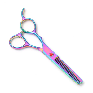 5.5" Hairdressing Professional Salon Scissors Kit for Home and Low MOQ Salon Stainless Steel Sharp Handle Barber Shears - Product Image 2