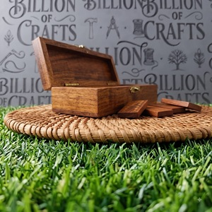 Juego de Dominó de Madera con Caja de Almacenamiento, Juego de Mesa Clásico para Fiestas, Entretenimiento de Viaje - Product Image 2