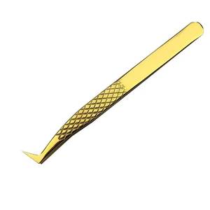 Pince à épiler de précision en acier inoxydable 12,5 cm à pointe lisse - Product Image 1
